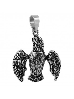Eagle with Moving Limbs 0.8 x 1 inch 925 Sterling Silver Pendant
